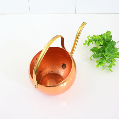 SOLD - Mid Century Copper Watering Can by Coppercraft Guild