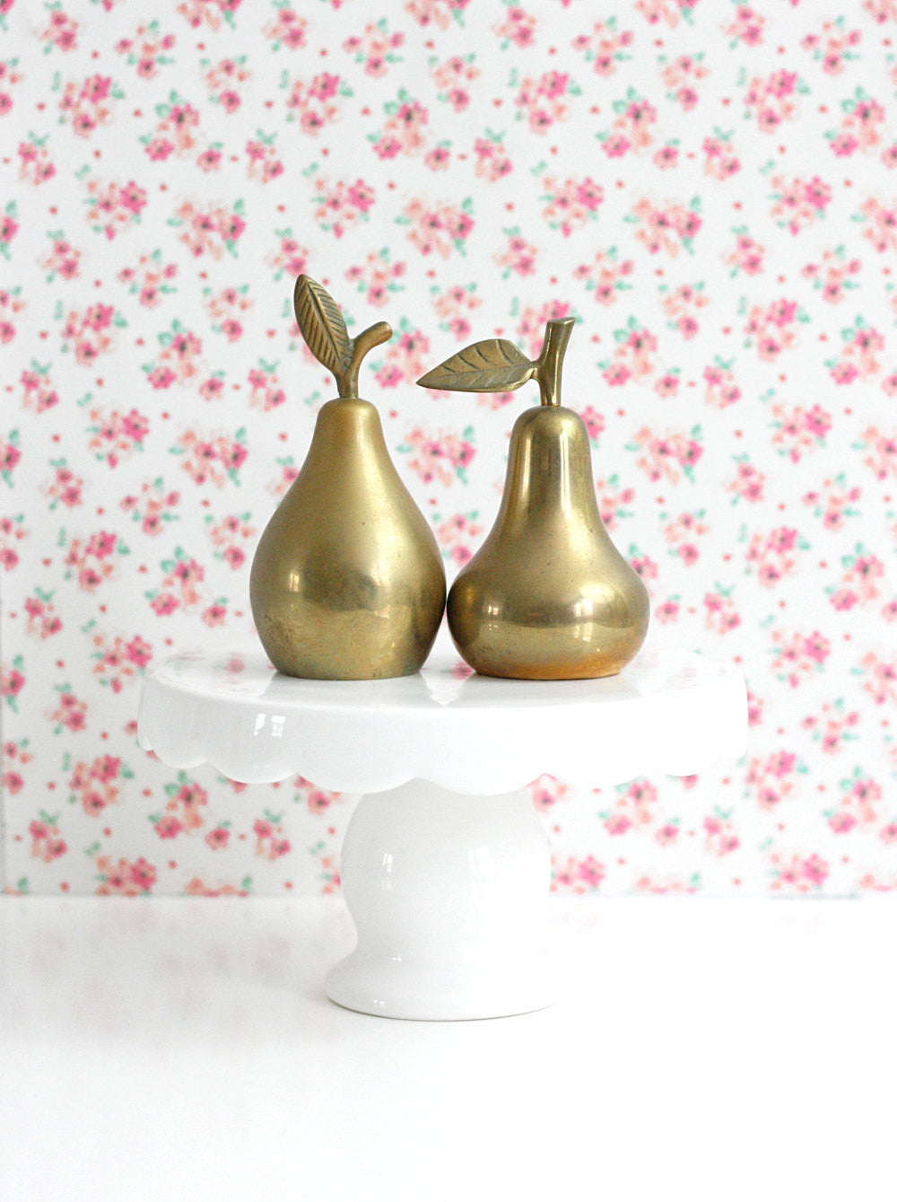 SOLD - Mid Century Brass Pear Bell