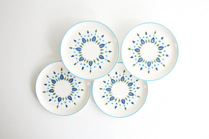 SOLD - Mid Century Swiss Alpine Bread and Butter Plates by Marcrest