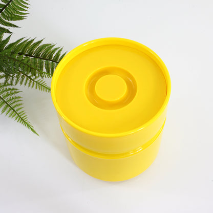 SOLD - Mid Century Modern Yellow Ice Bucket by Sergio Asti for Heller